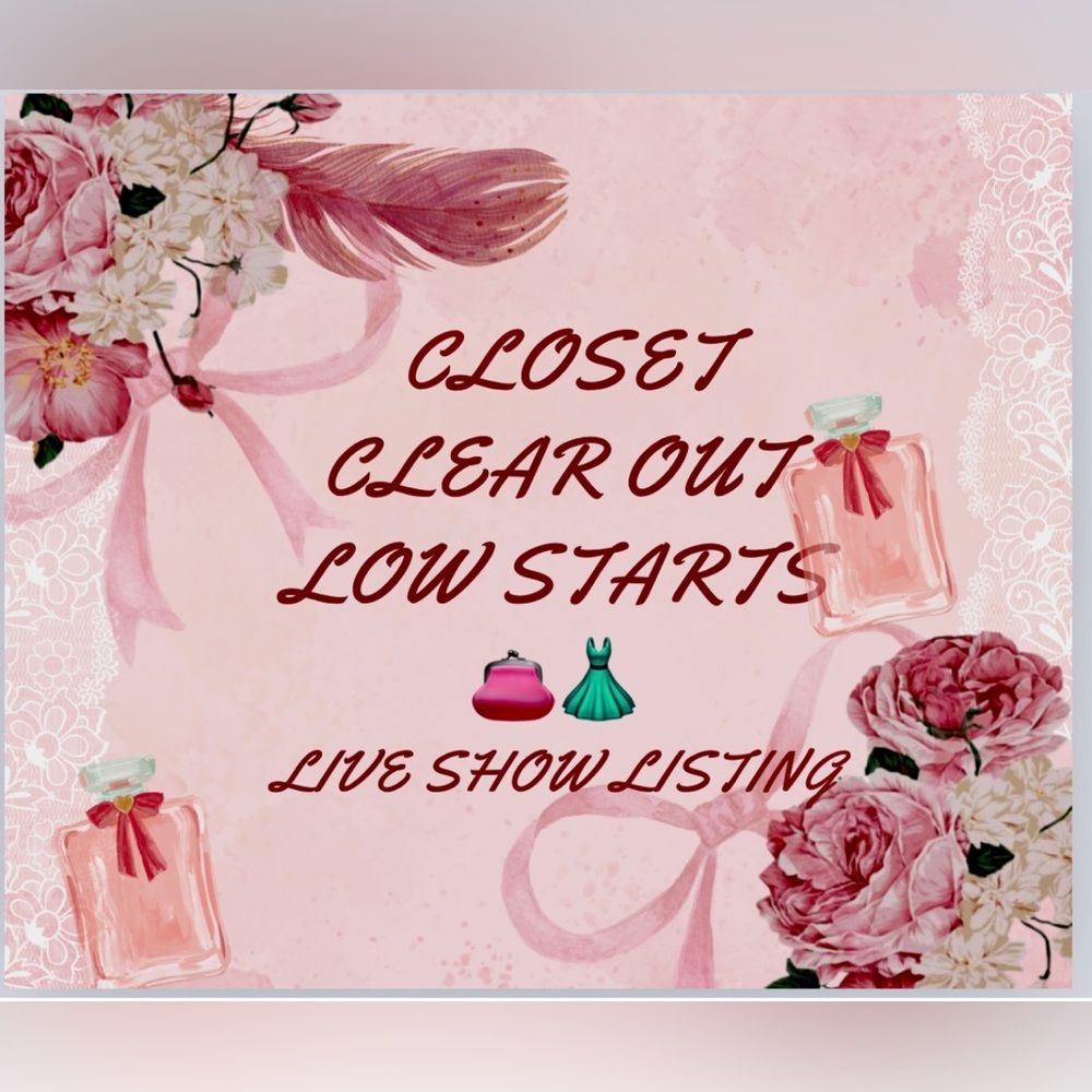 🌺🌸LIVE SHOW LISTING🌸🌺Like this listing to know when I go LIVE!🌸🌺